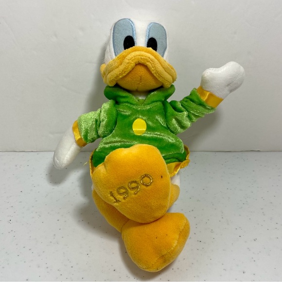 Retro Donald Duck Through The Years Bean Bag Plush Disney 2003 Set Of 5 mint - Picture 17 of 17
